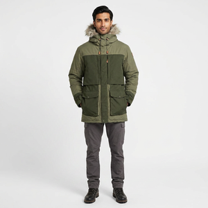 Veste parka pour homme avec logo personnalisé, service OEM, respirante et imperméable, avec poches - Product Image 1