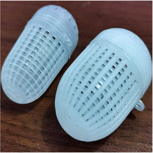 Cage à crevettes en plastique, boîte à boules d'appât de pêche, panier d'équipement de poisson de ver de terre, outil d'appât d'anguille, bonne flexibilité, filet de <span class=keywords><strong>leurre</strong></span> - Product Image 4