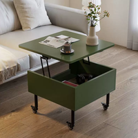 Nouveaux modèles de table basse de salon moderne de luxe en panneaux de bois, convertible, mobile, réglable, avec rangement, portable, à prix abordable pour la maison