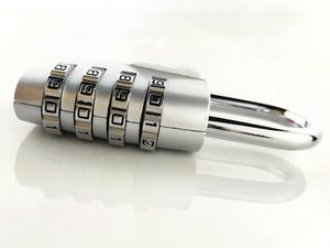 Cadenas à combinaison coloré à 4 chiffres en alliage de zinc pour casier de gym intérieur, utilisation extérieure, cadenas à code sécurisé pour panier de vélo - Product Image 2