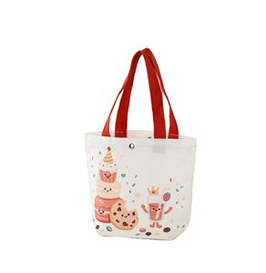 Bolsas de Almacenamiento Reutilizables para Mujer, Bolso Tote de Lona Estético con Tela de Algodón Natural, Correa para el Hombro - Product Image 1