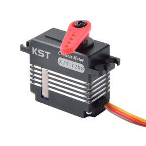 KST X15-1208มอเตอร์ไมโครคอร์เลสแบบหมุนวนแรงดันไฟฟ้ากระแสตรงสูง7.4V ช่วง6–8.4V แรงบิด13.5กิโลกรัม‑เซนติเมตรเวลาตอบสนอง0.07วินาทีความถี่333Hz ระยะเคลื่อนที่50มม. สำหรับเฮลิคอปเตอร์บังคับวิทยุ - Product Image 5