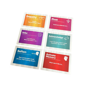 Cartes à jouer éducatives imprimées sur mesure pour Gameplay Deep Conversation Coaching Flash Card Deck - Product Image 3
