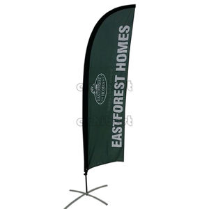 لافتات راية للشاطئ بشعار تروجي لأعلام الإعلانات المخصصة لافتة إعلانية - Product Image 1