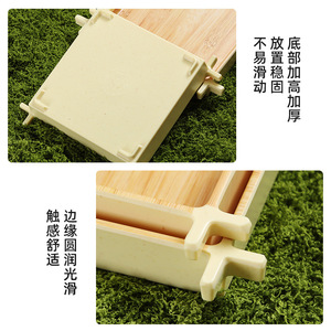 Assiette créative de bœuf pour restaurants de hot pot, assiette de bœuf Wagyu, boîte à tofu en mélamine pour usage commercial. - Product Image 3