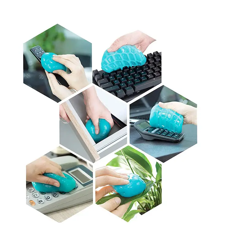 Чистящий гель для автомобиля, Универсальный Очиститель пыли, щелей для автомобиля, удаление деталей, шпатлевка, Очистка клавиатуры для вентиляционных отверстий автомобиля