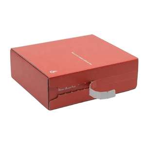 Boîte postale personnalisée emballage adhésif carton enveloppe d'expédition boîte en carton ondulé brun fermeture éclair avec fermeture éclair bande de déchirure - Product Image 3
