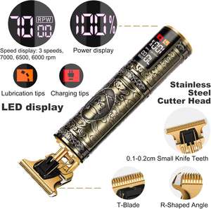 Tondeuse à Cheveux Professionnelle Vintage T9 pour Homme, Alimentation USB, Utilisation Hôtelière et Domestique, Vente en Gros Usine - Product Image 3