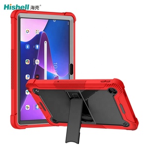 <span class=keywords><strong>Housse</strong></span> de <span class=keywords><strong>protection</strong></span> complète antichoc 3 en 1 PC TPU Anti-chute pour <span class=keywords><strong>tablette</strong></span> avec béquille pour <span class=keywords><strong>Lenovo</strong></span> Tab <span class=keywords><strong>M10</strong></span> <span class=keywords><strong>Plus</strong></span> - Product Image 3