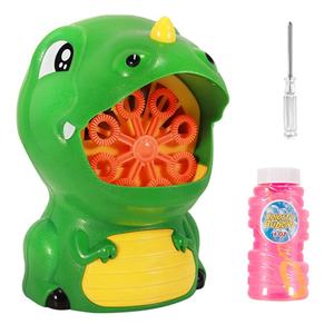 TIKTOK Cross-Border <span class=keywords><strong>AliExpress</strong></span> verano eléctrico dibujos animados verde al aire libre niños Q lindo cocodrilo burbuja máquina Juguetes - Product Image 2