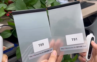 Film PDLC pour cloisons de verre de bureau, films décoratifs modernes à intensité variable électriquement, haute sécurité, pour meubles
