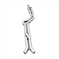 Tuyau d'échappement intermédiaire en Z à haut débit et longueur égale en acier inoxydable SS304 pour BMW M2 F87 M3 F80 M4 F82 S55 3.0T Son profond Racing