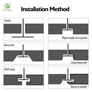 Sản Phẩm Mới 2X4 Sợi Khoáng Acoustic Đục Lỗ Tấm Trần Giá Rẻ - Product Image 5
