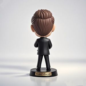 Poupée Bobblehead personnalisable, reproduisant la vraie peinture d'animaux humains, peut être utilisée pour les ornements de voiture et les animaux de bureau - Product Image 4