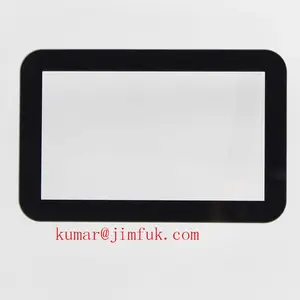 kundenspezifisches LCD gehärtetes Glas Paneel mit schwarzem Seidenbildschirmdruck für Fernseher und Computer