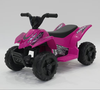 Quad électrique pour enfants à 4 roues, jouet pour tout-petits, garçons et filles, avec pneus à crampons, rouge, blanc, rose