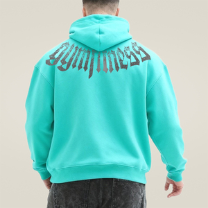 Tùy Chỉnh Người Đàn Ông Của Áo Len Và Hoodies Bông Nặng Thiết Kế Kéo Hơn Hoodies Quá Khổ Trống Người Đàn Ông Của Áo Các Nhà Sản Xuất - Product Image 3