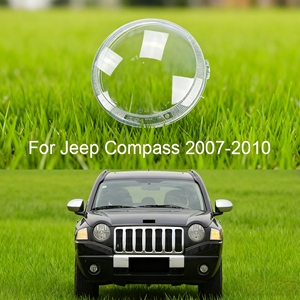 Para <span class=keywords><strong>Jeep</strong></span> <span class=keywords><strong>Compass</strong></span> <span class=keywords><strong>2007</strong></span> 2008 2009 2010, cubierta de faro delantero de coche, cristal transparente para faros, pantalla de lámpara, carcasa de faro, lente de cubierta de faro - Product Image 6