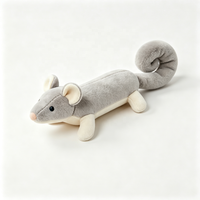 Adorable jouet en peluche souris anime Kawaii en coton PP, personnalisable avec logo, marque ODM, vente en gros, cadeau promotionnel