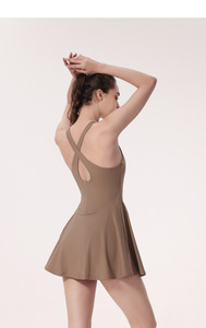 Einteiliger Yoga Short Golf Dress Tennis rock - Product Image 6