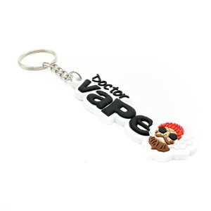 Custom Design 3D Soft PVC Keychain Promotional Gift Personalised <b>Cartoon</b> Logo Plastic Key <b>Ring</b> for Business Branding - Product Image 4