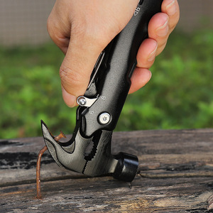 Martello a Corno di Pecora in Acciaio Inossidabile, Resistente, Impermeabile IPX5, Spessore 1,5 mm, Attrezzo Multifunzione per Esterni, Pinze da Campeggio e Soccorso, per Auto - Product Image 6