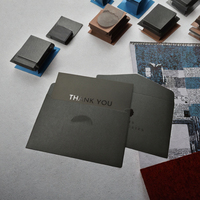 Créations personnalisées, lot de 100 cartes de vœux élégantes 4x6, boîte en vrac, lot de 100 cartes de remerciement avec enveloppes et autocollants