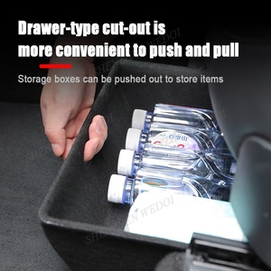 <span class=keywords><strong>2023</strong></span> noticias caja <span class=keywords><strong>de</strong></span> almacenamiento debajo del asiento para Tesla modelo Y coche ABS + Alcantara Material organizador nuevo diseño - Product Image 2