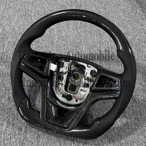 Quality Wholesale Perforated Leather Carbon Fiber <b>Steering</b> <b>Wheel</b> <b>for</b> Car <b>Steering</b> <b>Wheel</b> - Product Image 2
