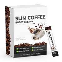 OLLI Slim Coffee Powder - Suppresseur d'appétit naturel et brûleur de graisse pour la perte de poids chez l'adulte et le soutien de la santé digestive