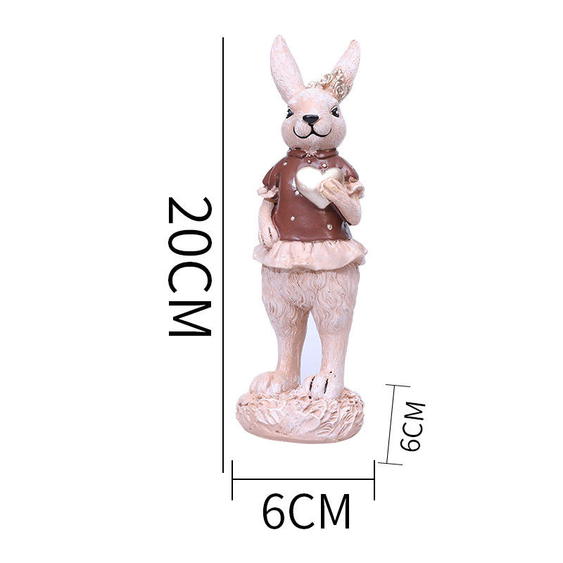Vêtements marron Argent Love Rabbit