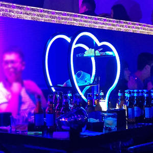 ถาดใส่ผลไม้อะคริลิค LED แบบชาร์จไฟได้,แท่นวางงูผลไม้เรืองแสงสำหรับบริการกลางคืน <span class=keywords><strong>Clup</strong></span> - Product Image 3