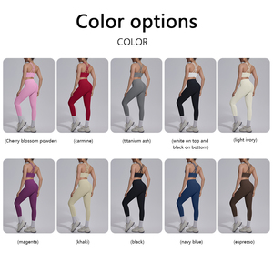 Nuovo Design Comodo Set Sportivo <span class=keywords><strong>Giallo</strong></span> per Yoga, <span class=keywords><strong>Reggiseno</strong></span> Sportivo con Spalline Incrociate, Vita Incrociata, Fitness, Hot Sale, Sensazione Bttuer, Set Yoga 2 Pezzi con <span class=keywords><strong>Reggiseno</strong></span> a Spalline Incrociate - Product Image 1