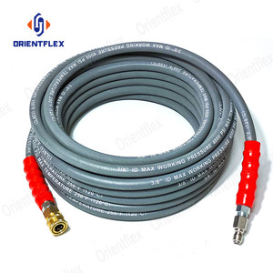Tuyau <span class=keywords><strong>flexible</strong></span> haute pression pour nettoyeur haute pression <span class=keywords><strong>3</strong></span>/16\" 1/4\" 5/16\" 3000 psi sur enrouleur 40 mètres 250 bar <span class=keywords><strong>3</strong></span>/<span class=keywords><strong>8</strong></span> rouleau 6000 psi - Product Image 1
