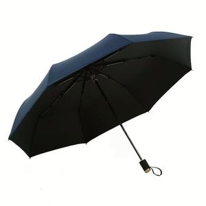 Parapluie de pluie personnalisé en gros avec impressions de logo – Parapluie sur mesure - Product Image 4