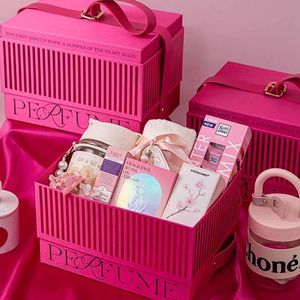 Thời Trang Tiên Tiến Trang Điểm Hộp Quà Tặng Sáng Tạo Rỗng <span class=keywords><strong>Kraft</strong></span> Giấy Hộp Các Tông Cho Sinh Nhật Cho Vận Chuyển Trà Thủ Công Hộp Quà Tặng - Product Image 2