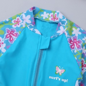 Traje de Baño de Una Pieza con Estampado Floral para Niñas de 3 a 12 Años, para Natación Competitiva, Surf, Esquí Acuático - Product Image 2