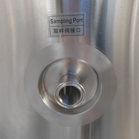 Tanque Mezclador de Acero Inoxidable 304 de 1000L/2000L/200L Personalizado Tiantai para Almacenamiento de Bebidas, Alcohol, Jugos y Agua con Gas, con Agitador