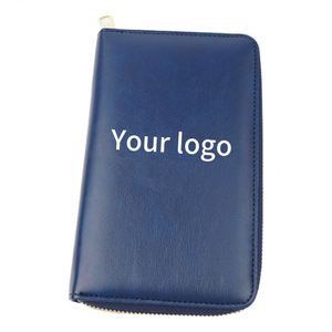 Cartera de Viaje Multifuncional de Moda con Ventana para Identificación y Correa para la Muñeca, Porta Pasaportes con Cierre y Bloqueo RFID - Product Image 4