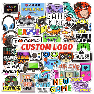 Custom <strong>Gaming</strong> <strong>Stickers</strong> Vinyl Waterproof Die Cut Gamer <strong>Stickers</strong> for Laptop PC Case Water Bottle Decor - Product Image 1