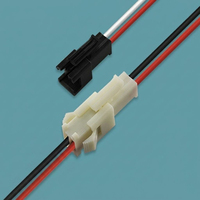 Cable de Conexión de Cobre Estañado Duradero, Modelo SM2.54, Terminales de Acoplamiento 2P, Longitud Personalizable, para Pantallas LED y Fuentes de Alimentación