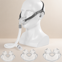 Masque nasal jetable pour l'apnée du sommeil, coussin nasal pour la thérapie CPAP