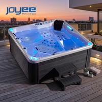Spa extérieur 2m pour maison et villa JOYEE – Bain à remous carré 5 personnes avec massage – Meilleure vente