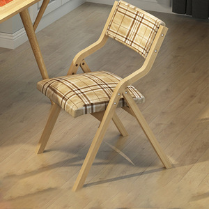 (Tùy chỉnh) gỗ rắn gấp ghế tựa lưng-Đơn giản, hiện đại Nordic thiết kế, di động hộ gia đình giải trí phân - Product Image 1