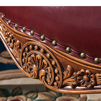 Fauteuil de salon moderne haut de gamme américain, chaise de réunion en tissu de designer avec tabouret en bois massif motif tigre