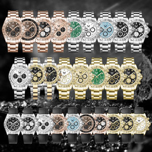 Top Grade lumineux petit trois aiguilles Quartz étanche décontracté Reloj cadran personnalisé homme montre marque Original <span class=keywords><strong>Chrono</strong></span> montres - Product Image 4