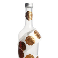 Etiquetas de Metal 3D Liquorpac para Vino y Cerveza, Personalizadas, Reutilizables y Reciclables