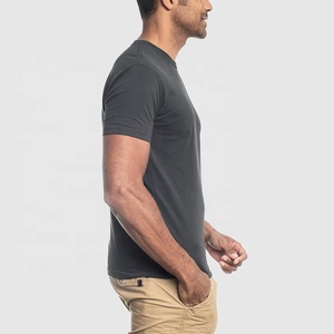 4.3 Oz <span class=keywords><strong>Super</strong></span> Soft pettinato uomo tinta unita girocollo classico 100 cotone T Shirt - Product Image 4