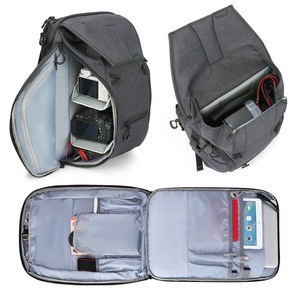 Sac à dos professionnel pour appareil photo, étui de transport, sac à outils d'extérieur en tissu Oxford avec fermeture éclair et support pour trépied - Product Image 5