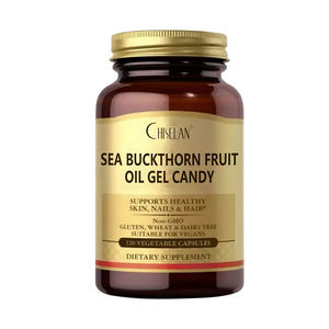 120 kapsul/kotak minyak Sea Buckthorn buah Gel kapsul lembut permen OEM grosir merek kustomisasi suplemen gizi - Product Image 6